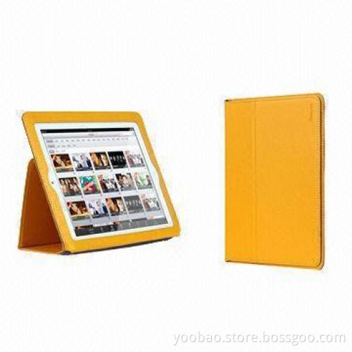 Executive Leather Case, Fits for New iPad/iPad 3, Comes with Sleep/Wakeup and Stand-up Function